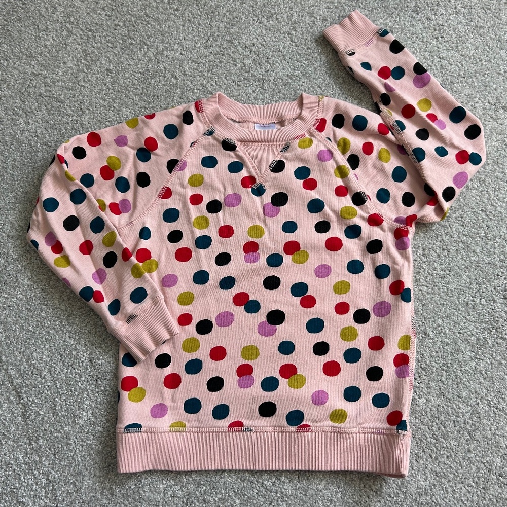 Hanna Andersson Polka Dot Sweatshirt